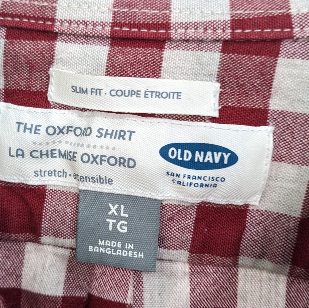Old Navy Slim-Fit Everyday Oxford Shirt XL - Picture 3 of 3